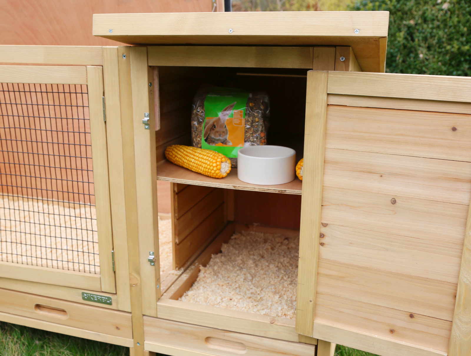 Kerbl Pet Rabbit Hutch XXL Vario conigliera legno fieno