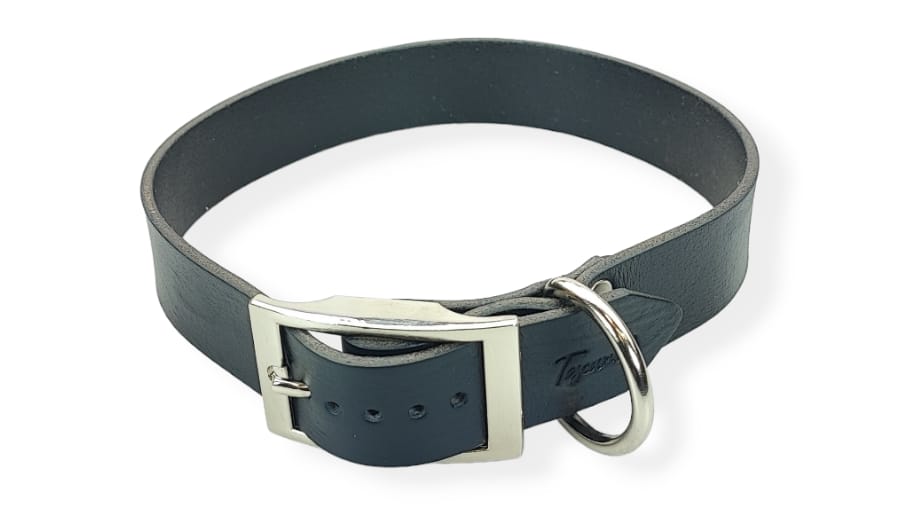 Toscani Cuoio Collare fibbia vero cuoio cane taglia grande