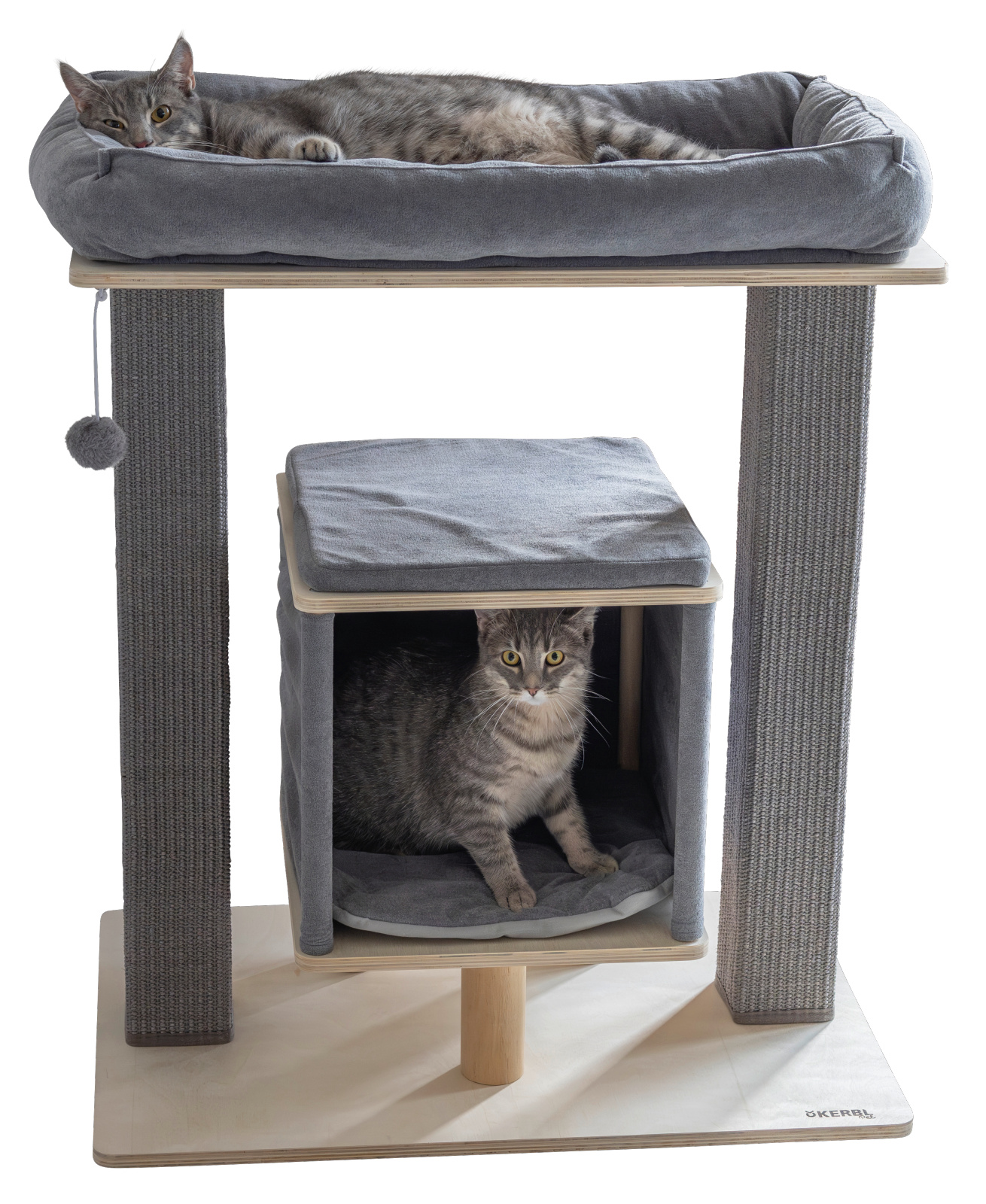 Kerbl Pet Noah III albero tiragraffi gatto con cuccia