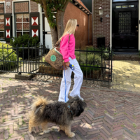 Dog with a Mission Leopard Lily borsa cane pelle 8 kg
