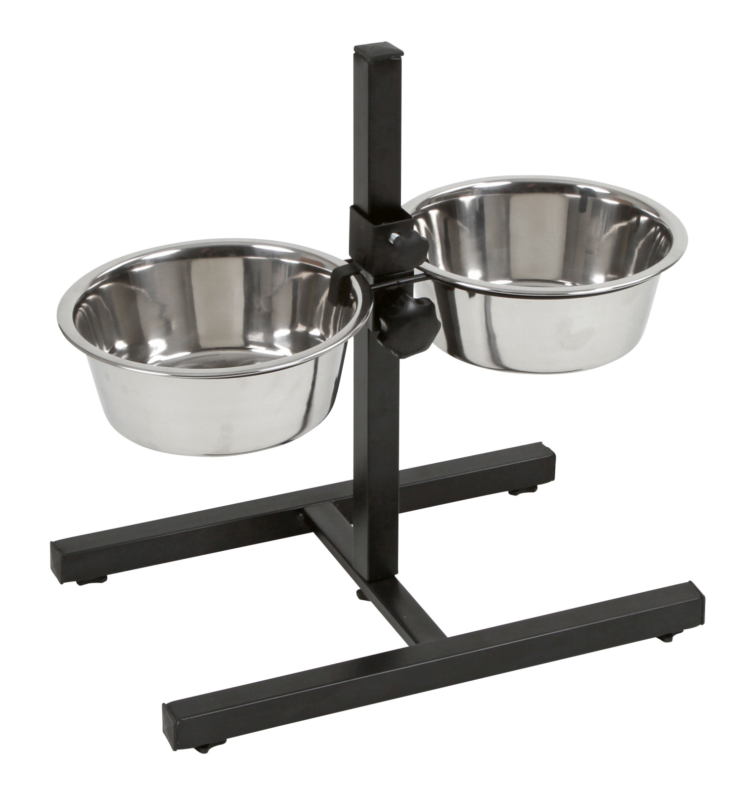 Kerbl Pet Feeding Bar ciotole cane rialzate acciaio