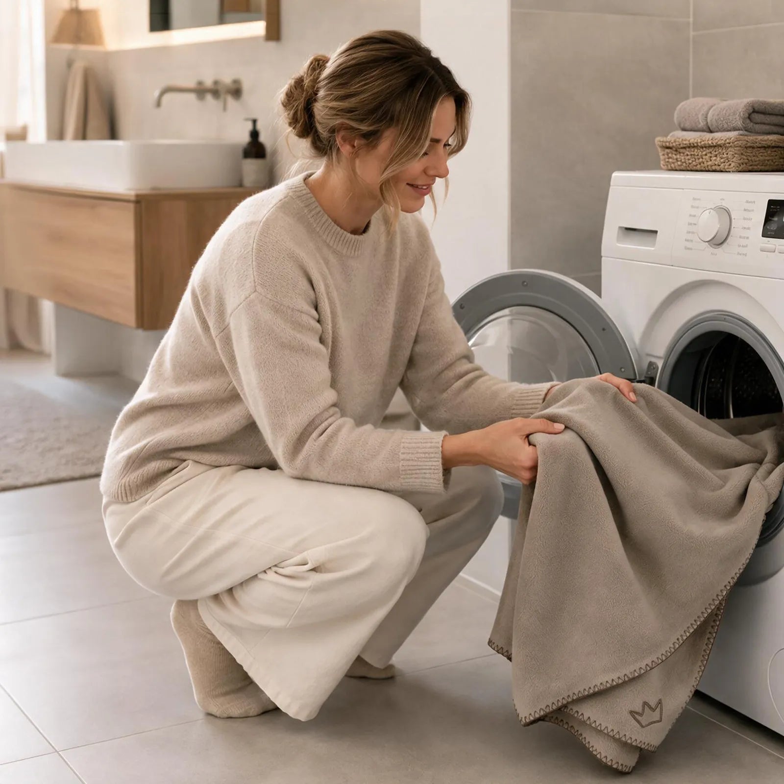 Rudelkönig Snori coperta pile cane grigio S/M