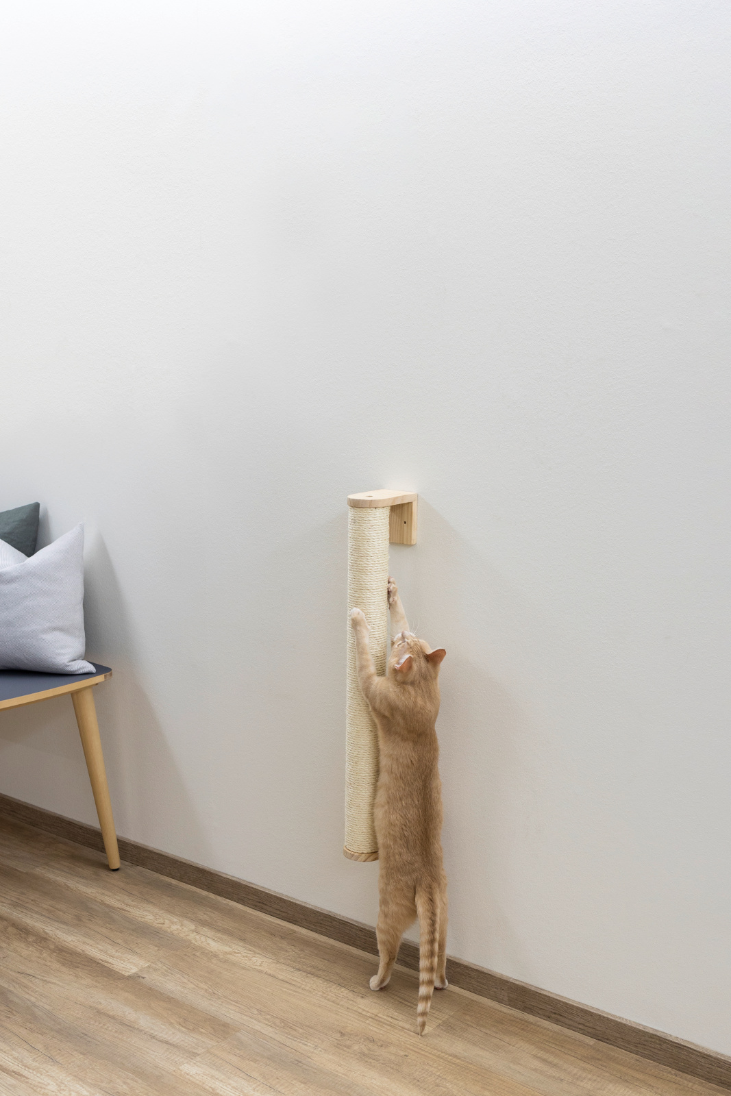 Kerbl Pet Scratching Post tiragraffi muro sisal gatto