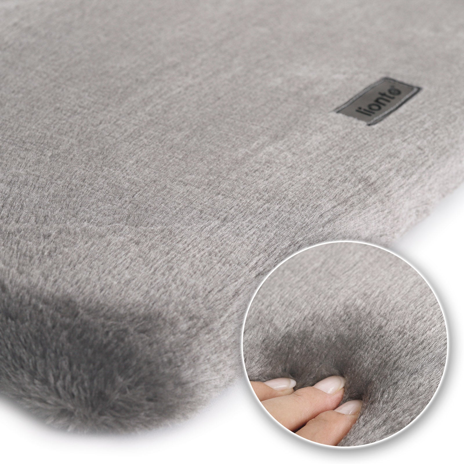 Lionto Lettino Finestra 35x50 cm Cuccia Gatti Grigio Chiaro
