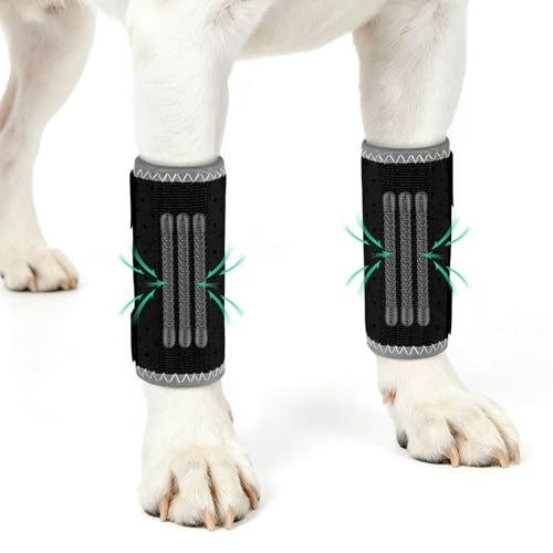 Ohcozzy Ginocchiere per Cani S 2 pezzi anti-leccamento