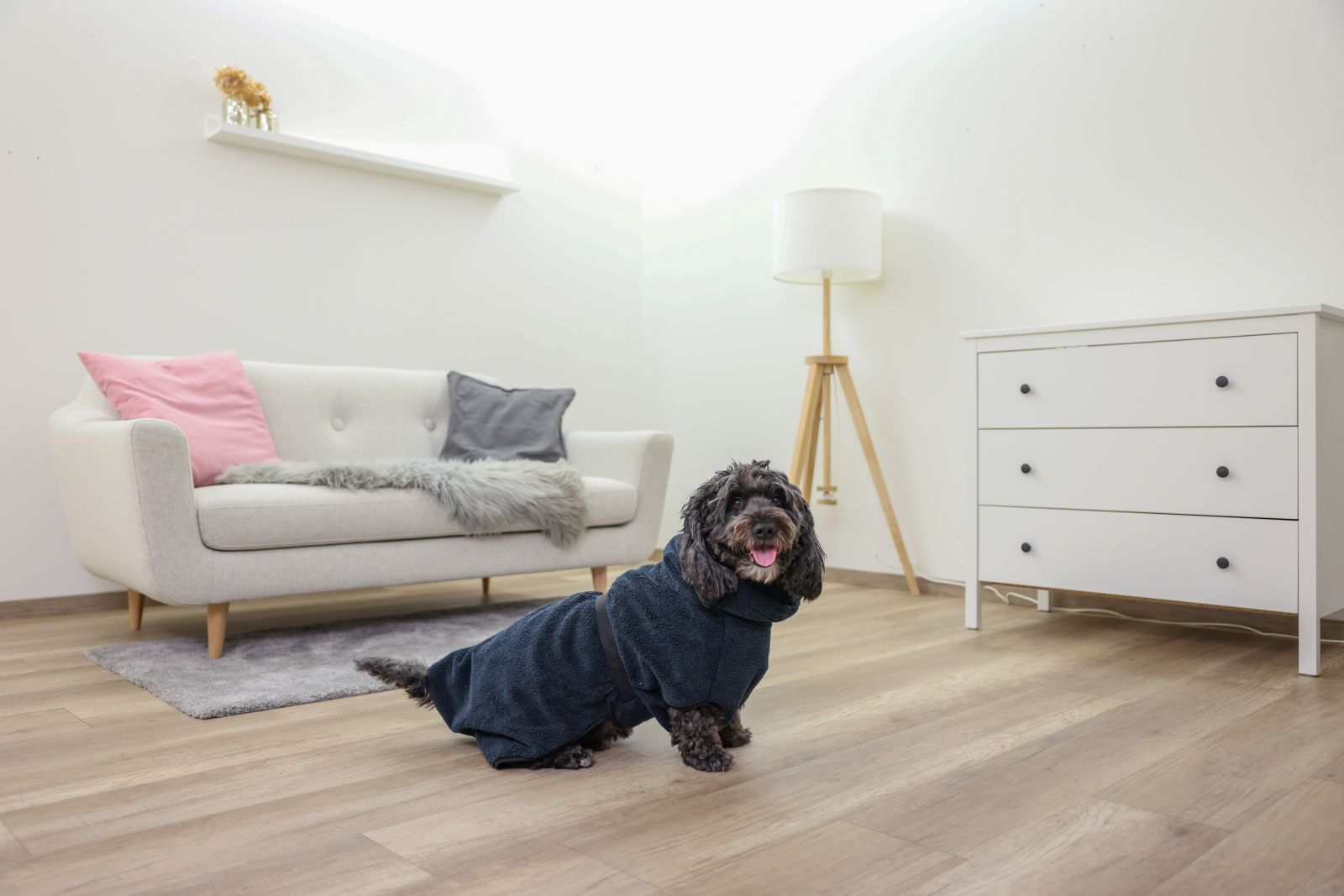 Kerbl Pet Bathrobe accappatoio cane microfibra