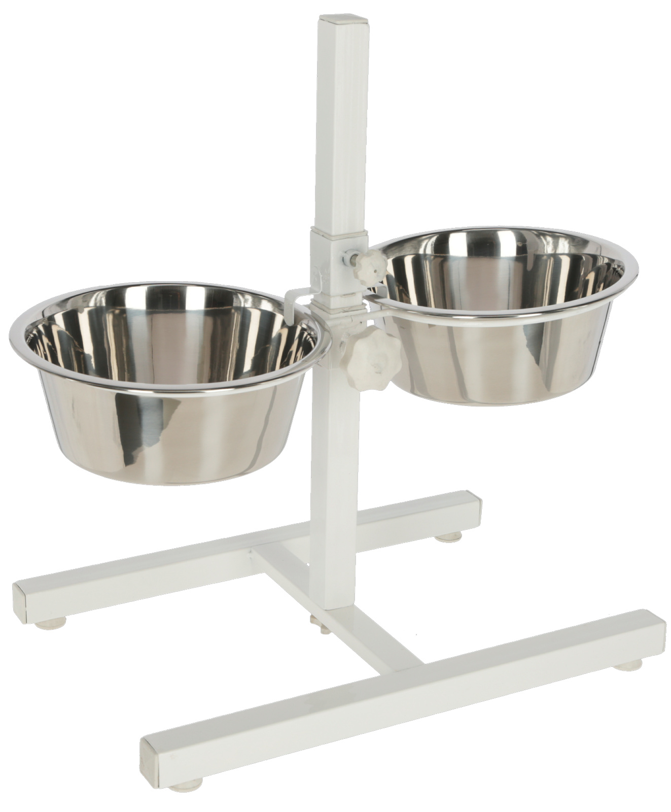 Kerbl Pet Feeding Bar ciotole cane rialzate acciaio