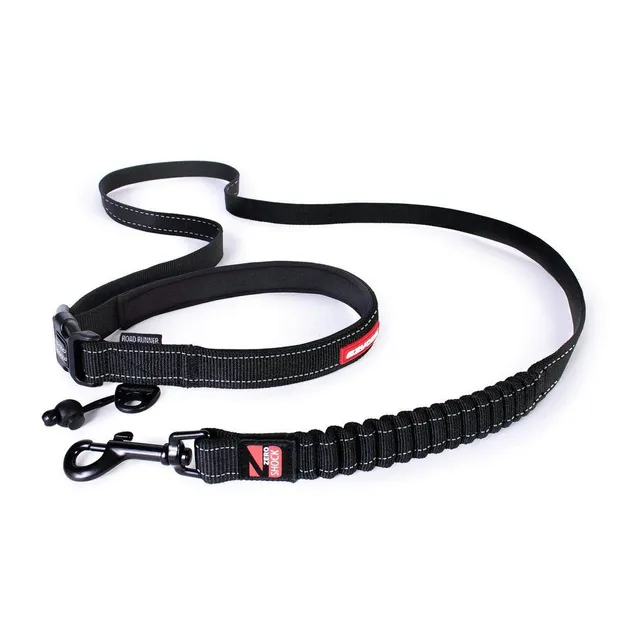 EzyDog Road Runner guinzaglio corsa cane mani libere nero