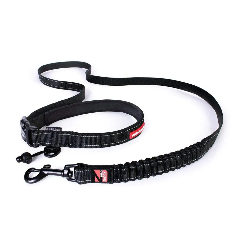 EzyDog Road Runner guinzaglio corsa cane mani libere nero