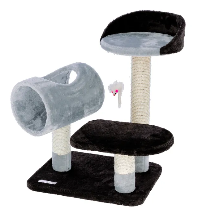 Kerbl Pet Moon Tiragraffi Gatto Piccolo con Tunnel