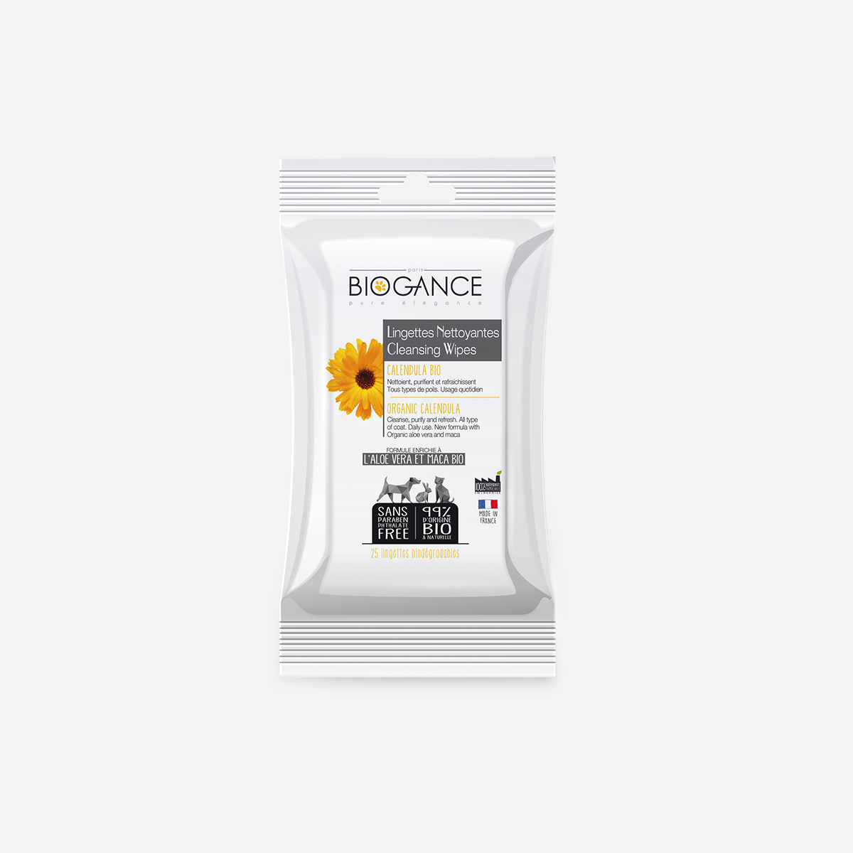 Biogance Salviette Detergenti Calendula Cane Gatto