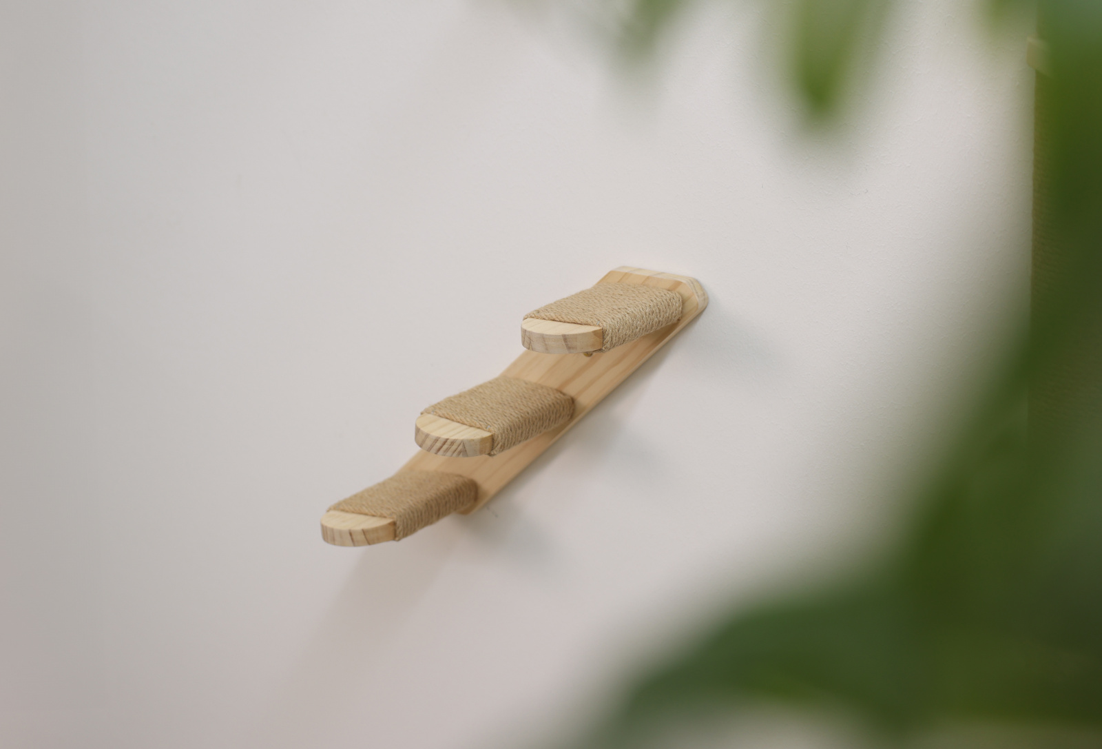 Kerbl Pet Timber Scala Gatto a Parete Legno e Iuta