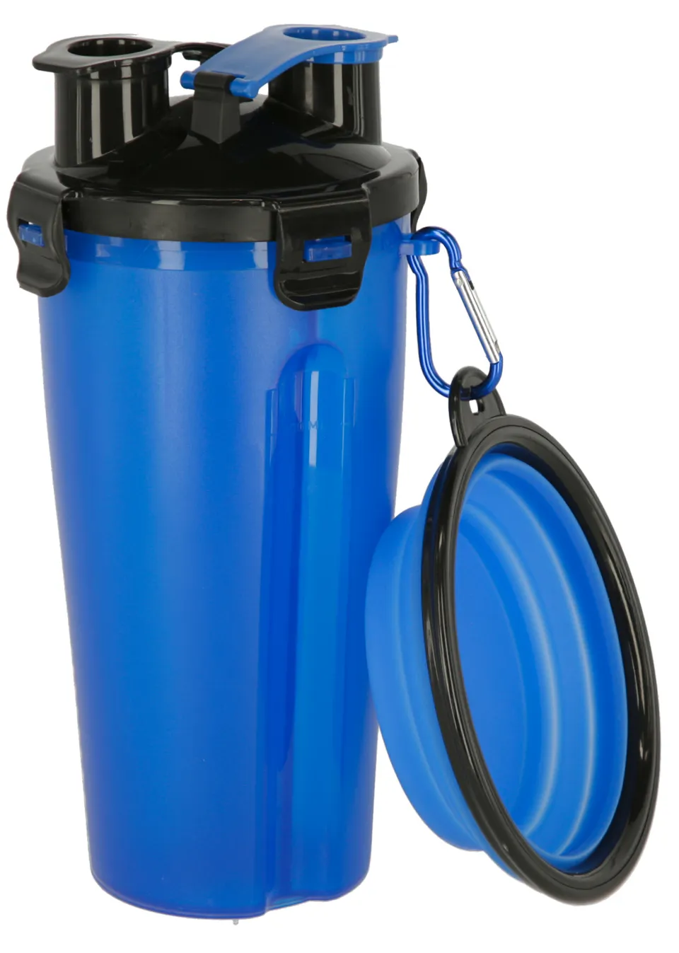 Kerbl Pet Feed Water Contenitore Viaggio 2 Scomparti con Ciotola
