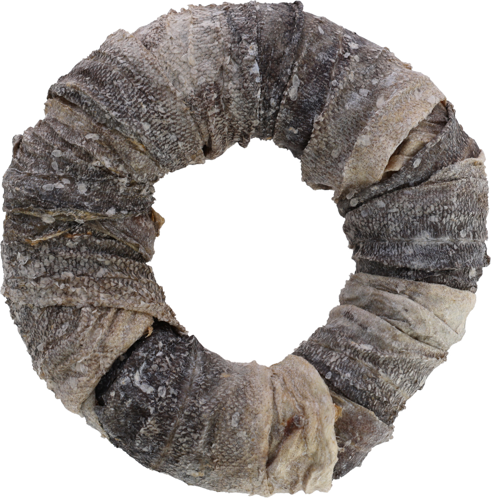 Kerbl Pet Rawhide Ring snack cane anello pelle e pesce