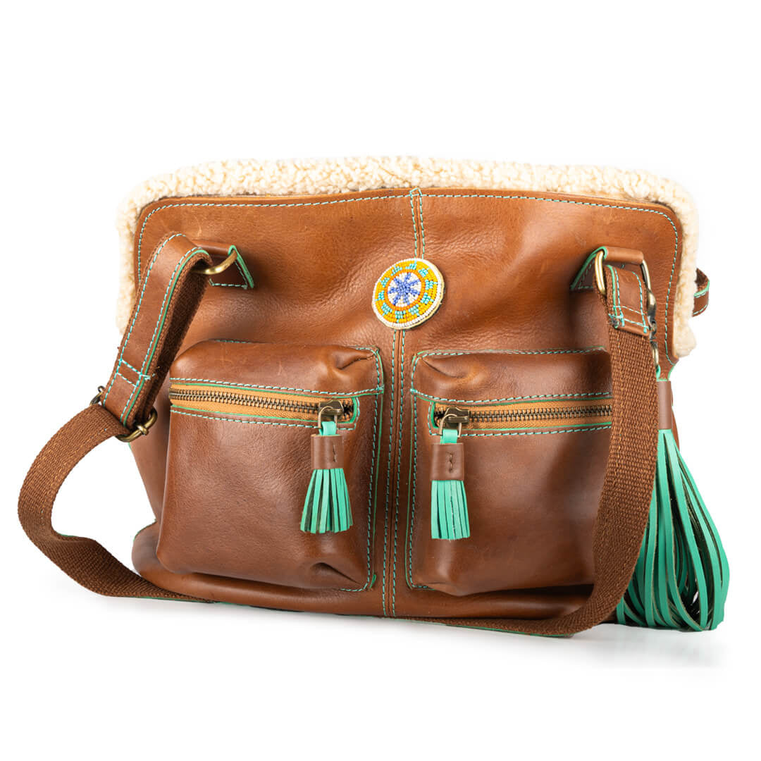 Dog with a Mission Blondie borsa cane pelle fino 5 kg
