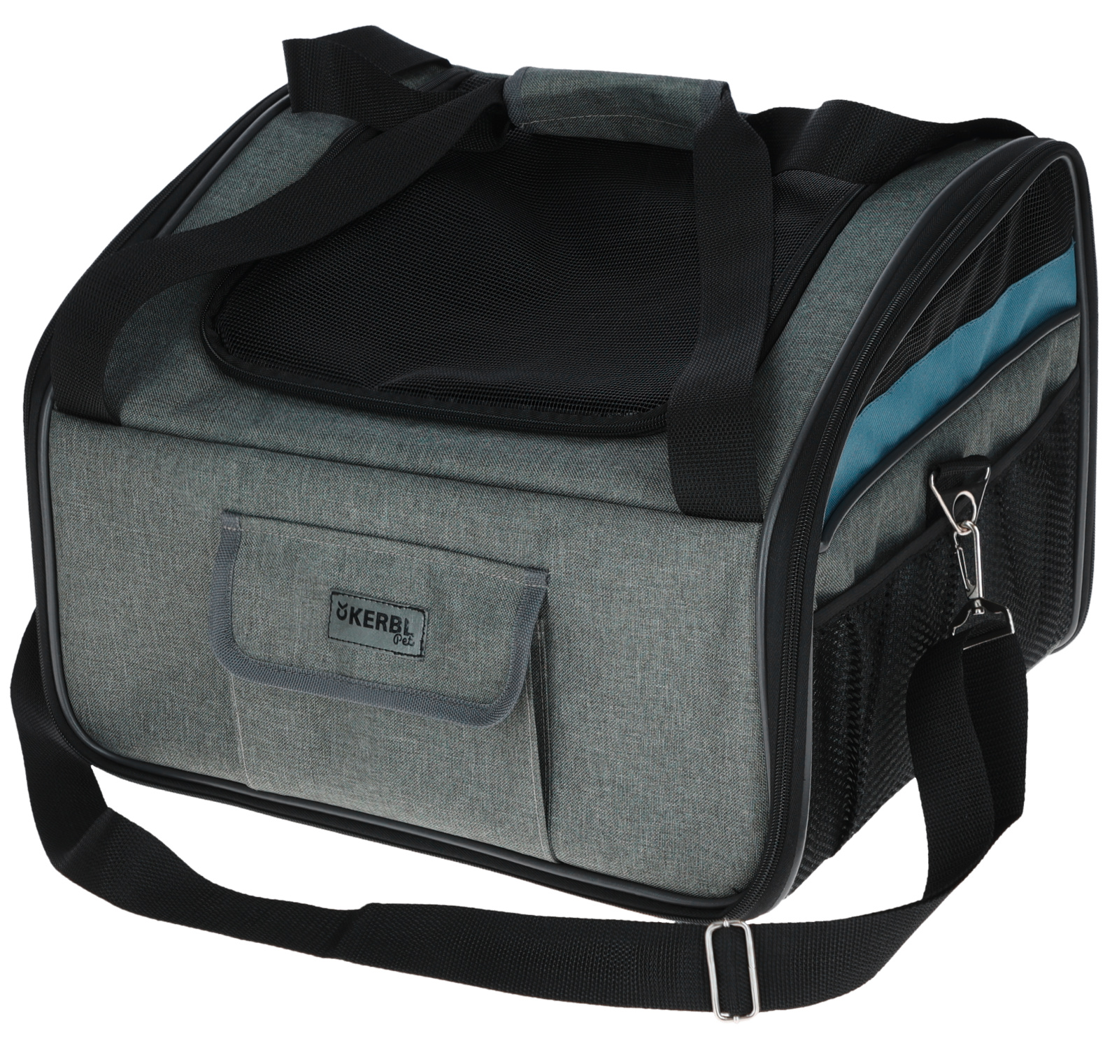 Kerbl Pet Vacation borsa trasporto cane auto Oxford 4 in 1