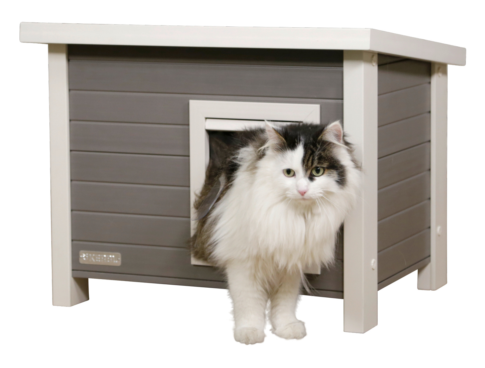 Kerbl Pet Eli casetta gatto esterno impermeabile isolata
