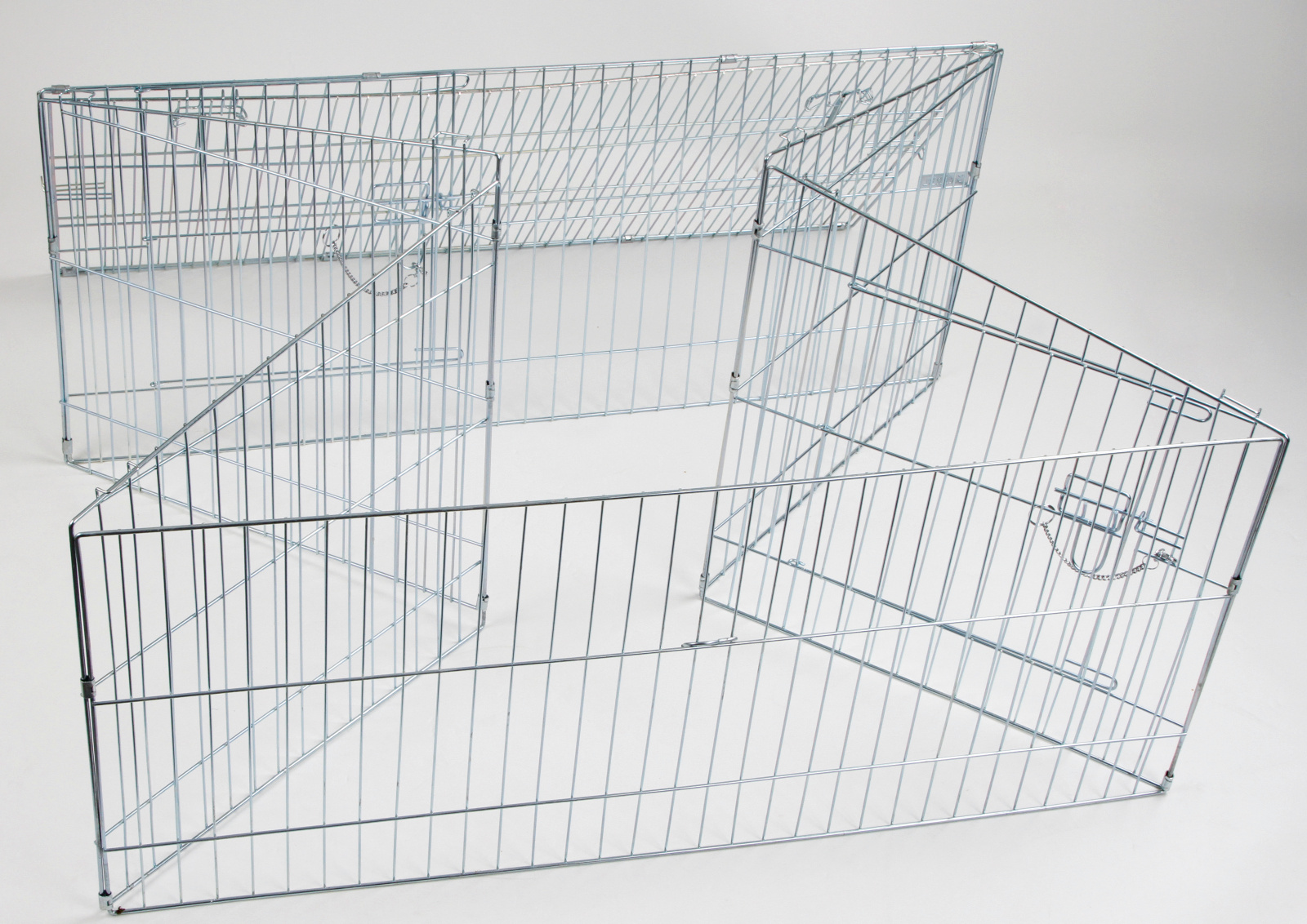 Kerbl Pet Outdoor Pen Easy recinto esterno conigli zincato 2 porte