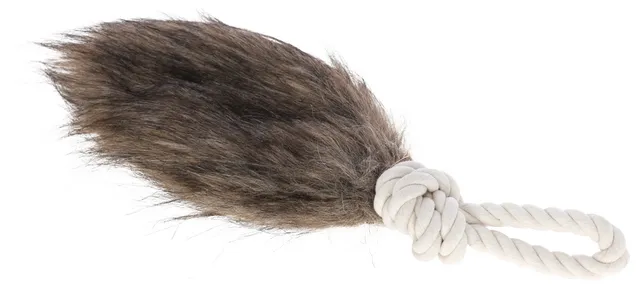 Kerbl Pet Snack Dummy riporto cane pelliccia con corda