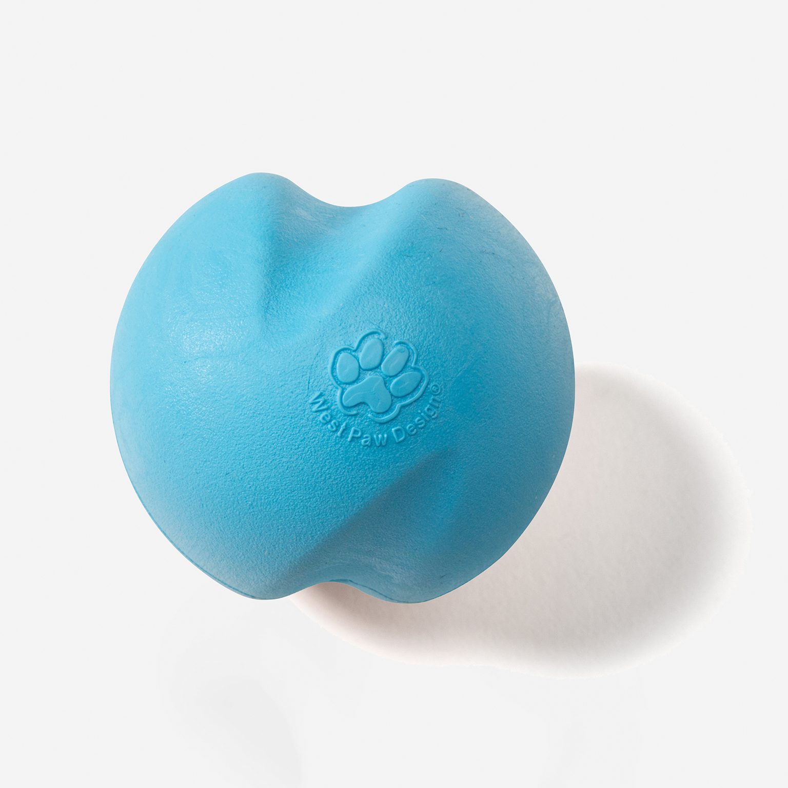 West Paw Jive palla cane azzurra plastica riciclata
