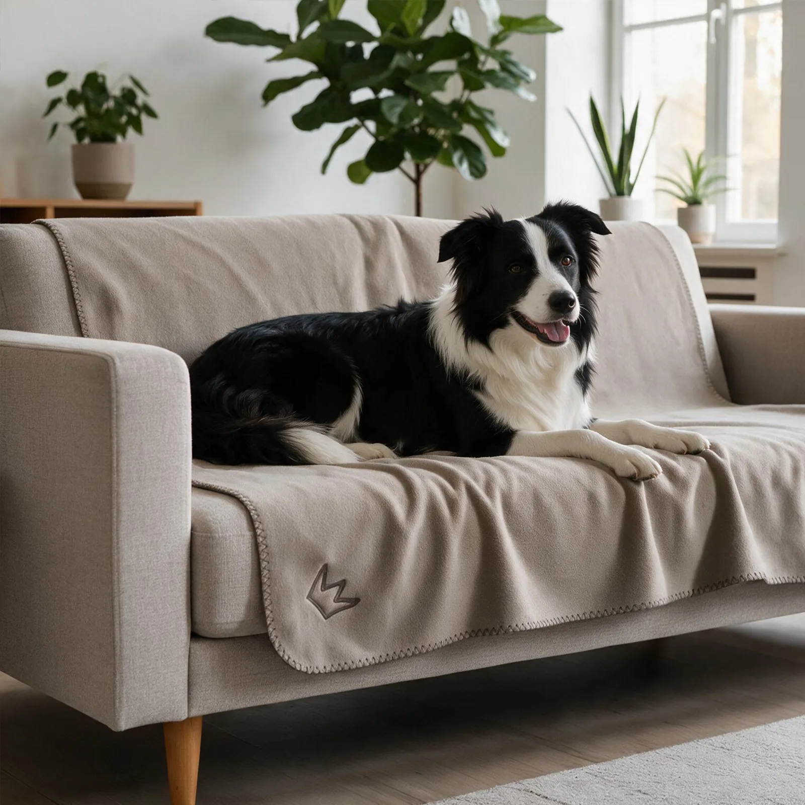 Rudelkönig Snori coperta pile cane grigio S/M