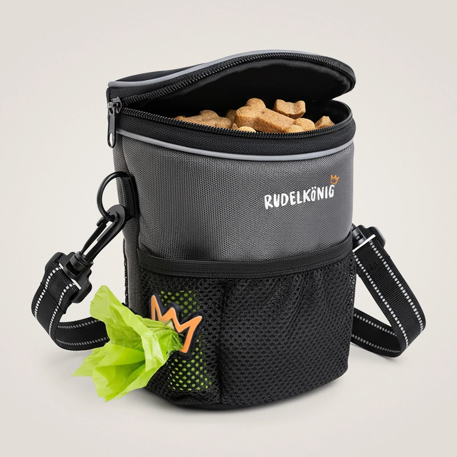 Rudelkönig Hundetraining sacchetto premi cane grigio addestramento