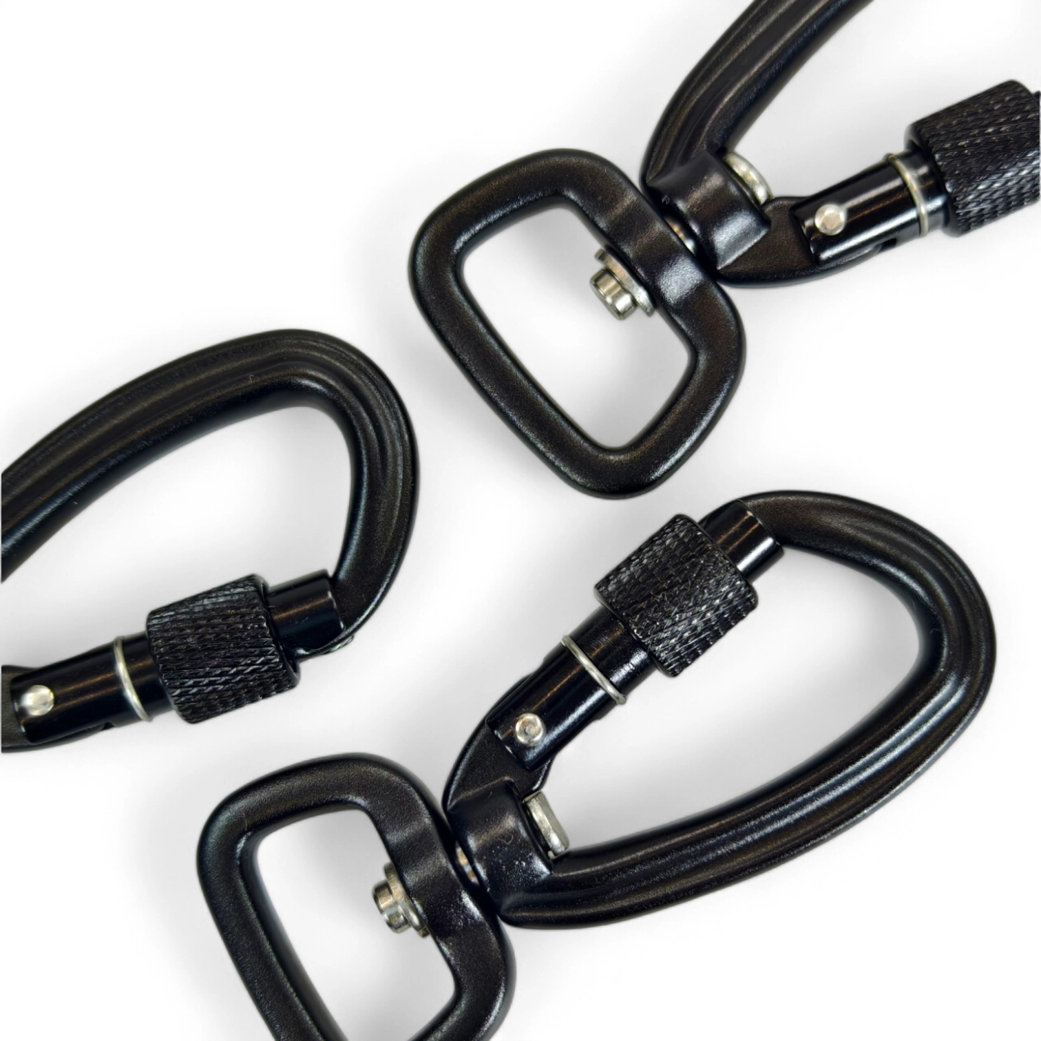 Toscani Moschettoni Sicurezza vite alluminio 6,9 cm