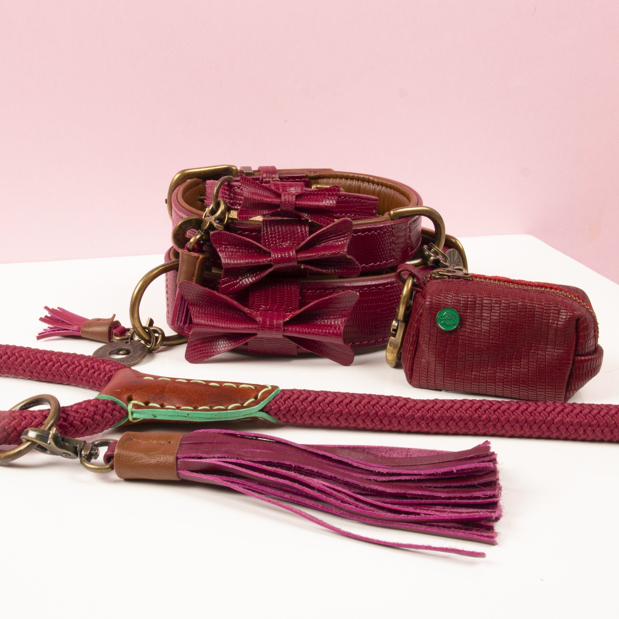 Dog with a Mission Bonnie guinzaglio cane L 155 cm bordeaux