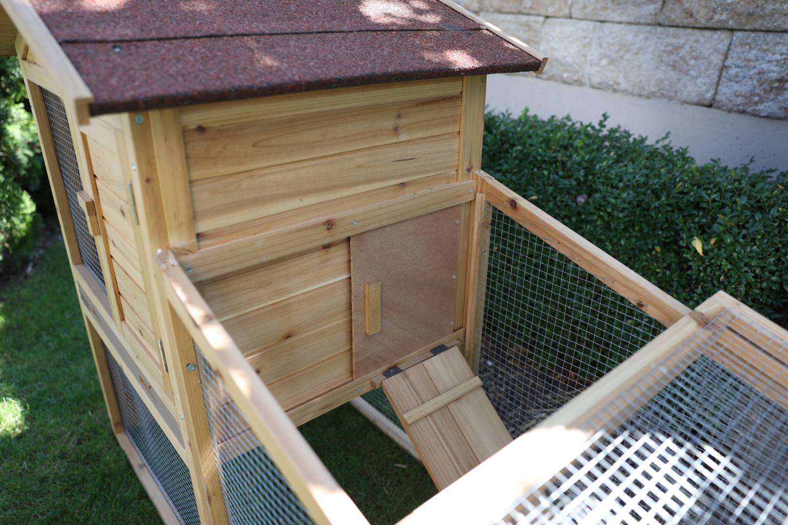 Kerbl Pet Freetime Casa per Roditori con Recinto Legno Verniciato