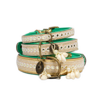 Dog with a Mission Love Story collare cane S oro pelle