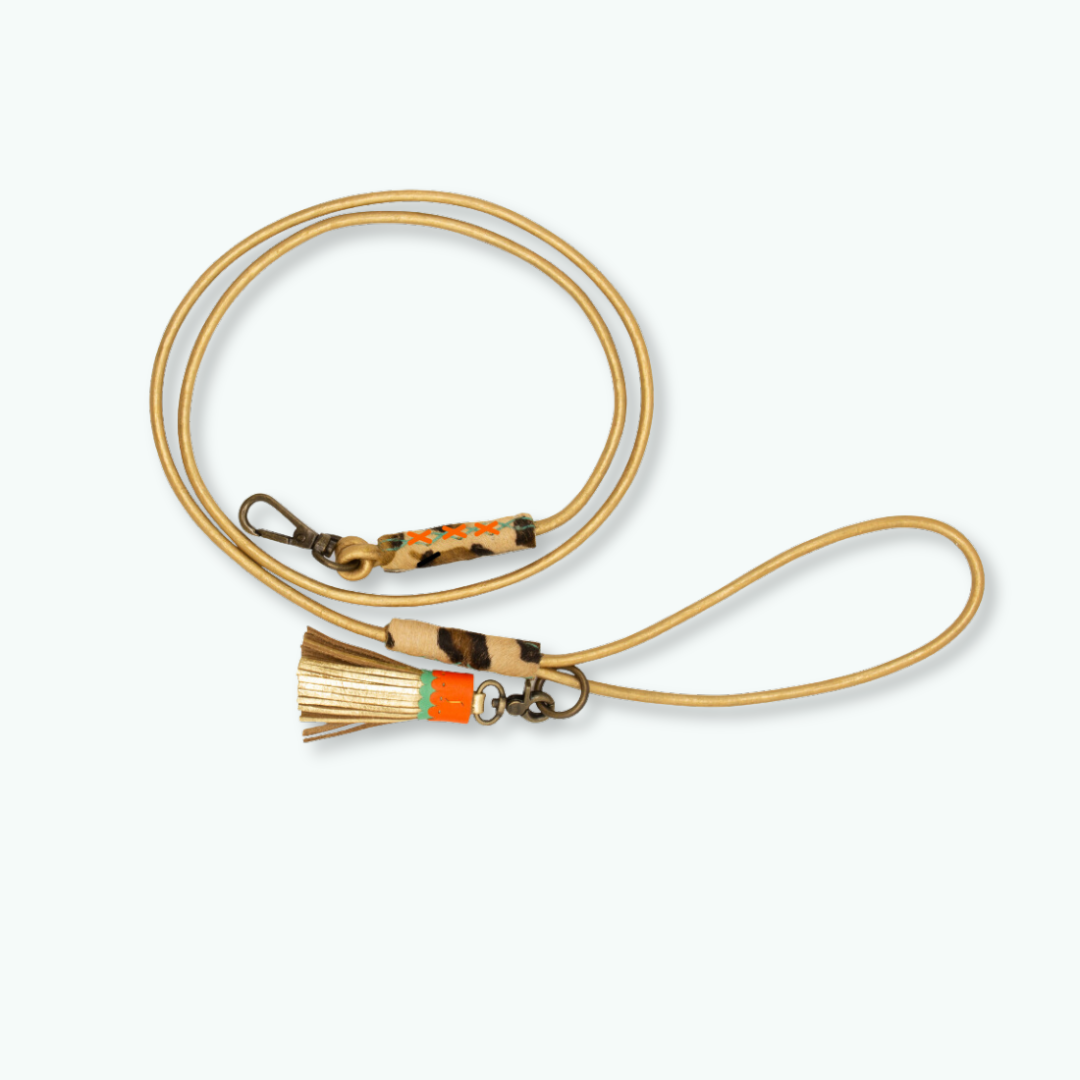 Dog with a Mission Goldie guinzaglio cane mini oro 1,35 m