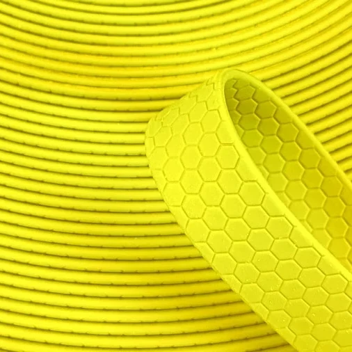 Toscani Exa esagonale 16mm fettuccia giallo fluo 1m