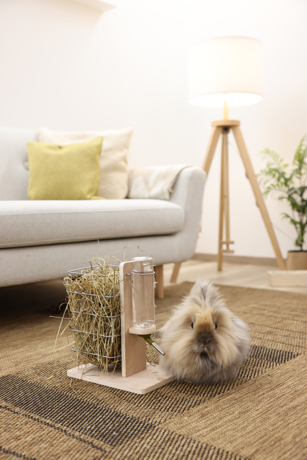 Kerbl Pet Drinking and Feeding Station mangiatoia conigli 2in1