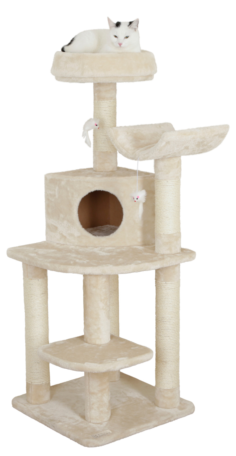 Kerbl Pet Zirkonia tiragraffi angolare gatto 5 colonne sisal