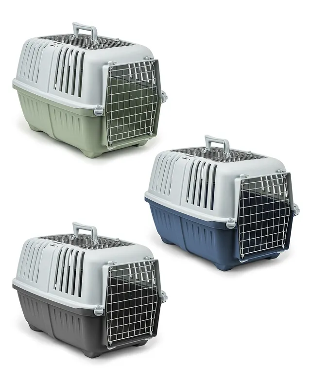 Lionto Katzentransportboxen trasportino 58,5 cm verde chiaro 15 kg