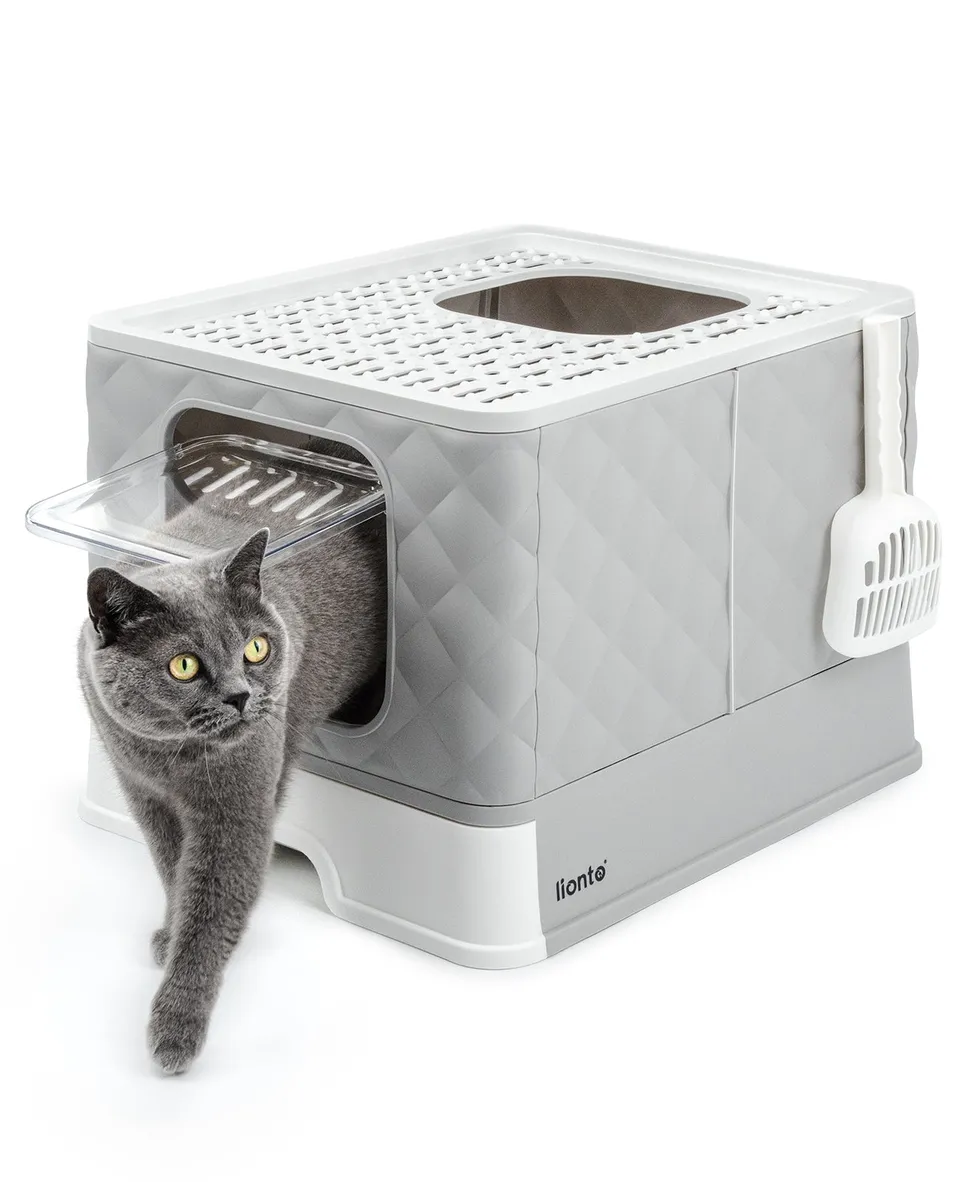 Lionto Katzenpflege lettiera gatto cassetto paletta 50x40,8x37 cm
