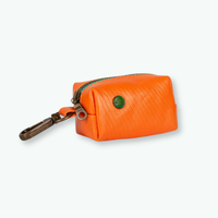 Dog with a Mission Buddy Porta Sacchetti Cane Arancione Cuoio