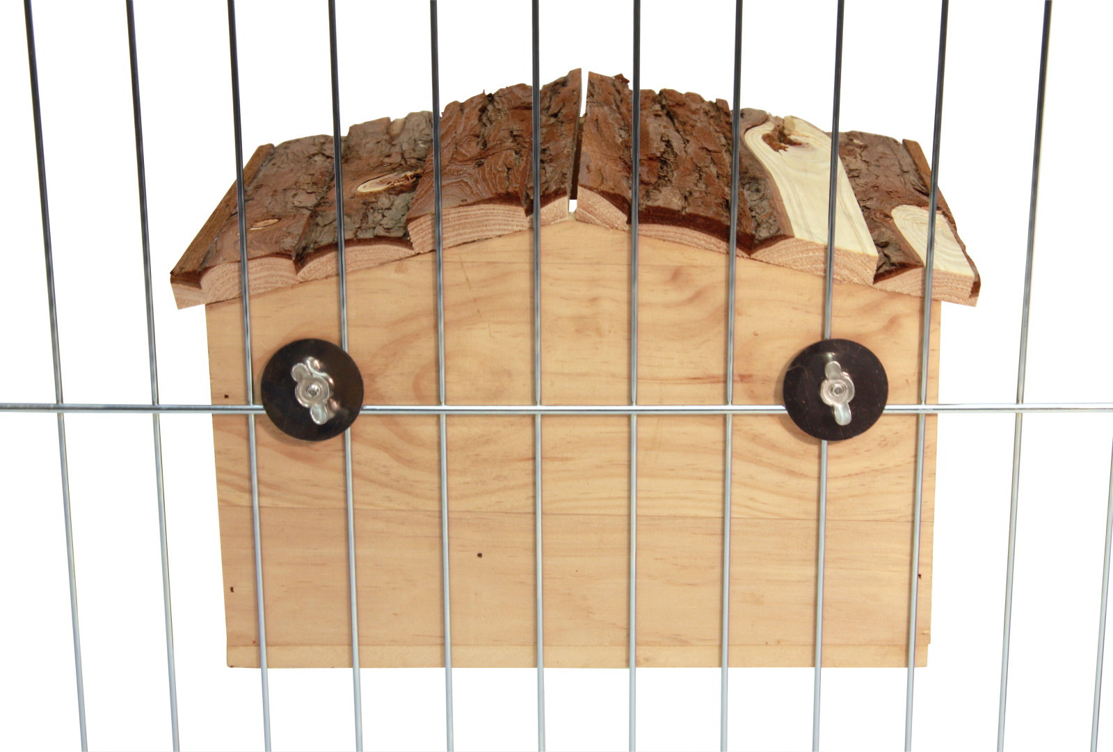 Kerbl Pet Nature casetta roditori in legno con fissaggio griglia