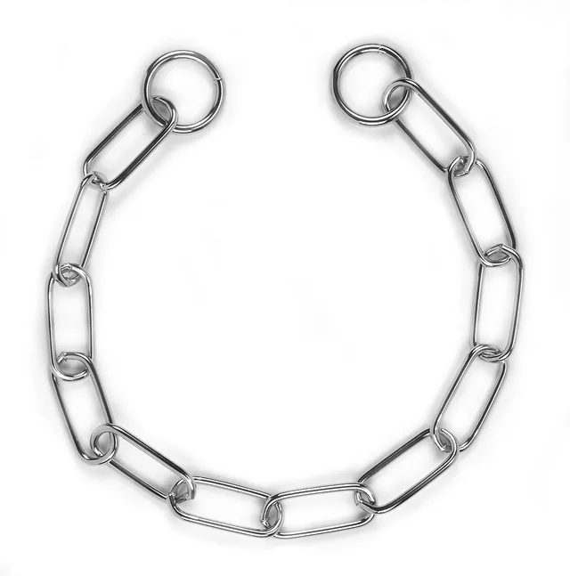 Kerbl Pet Chain Collar collare a catena cane metallo cromato