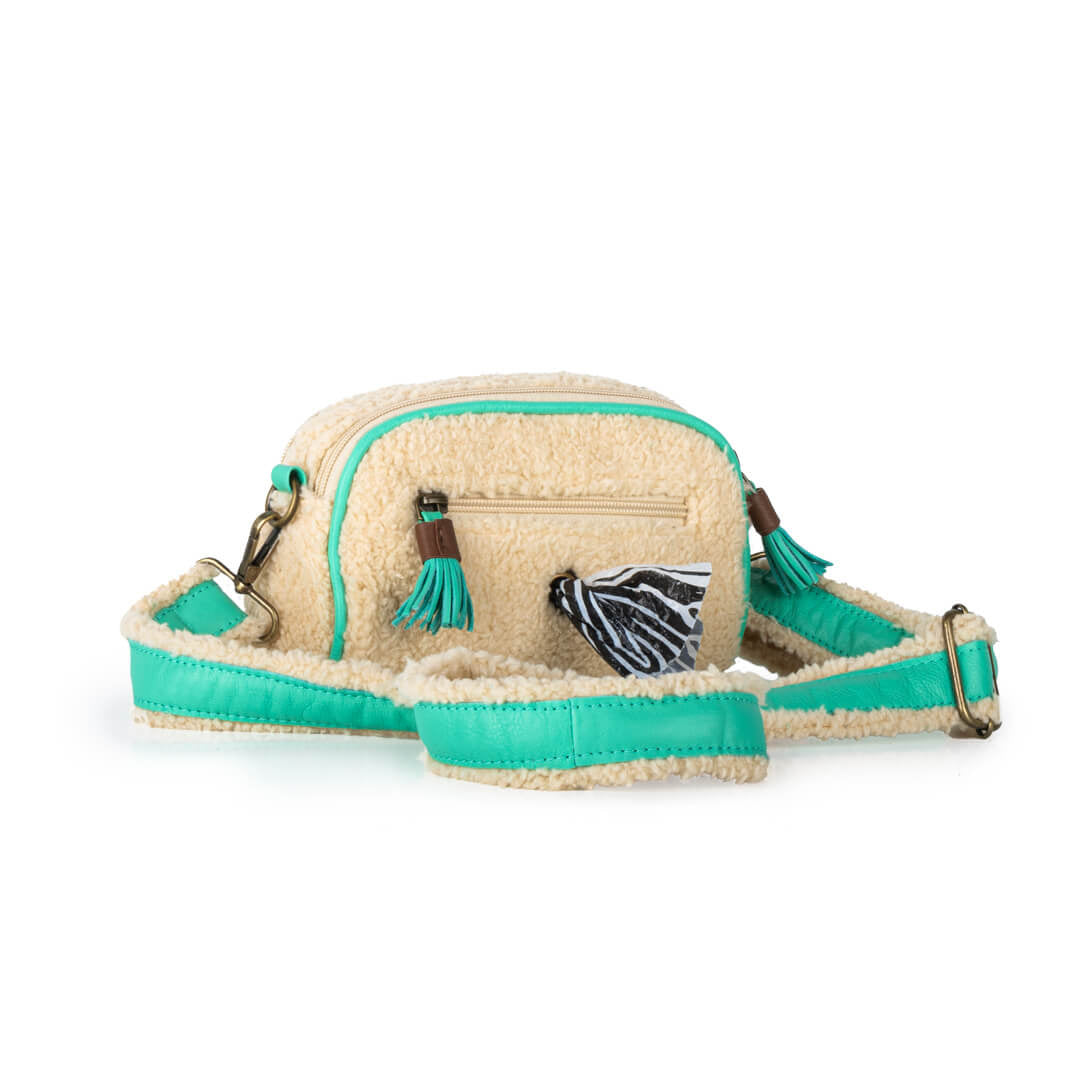 Dog with a Mission Walk The Dog borsa cane tracolla teddy turchese