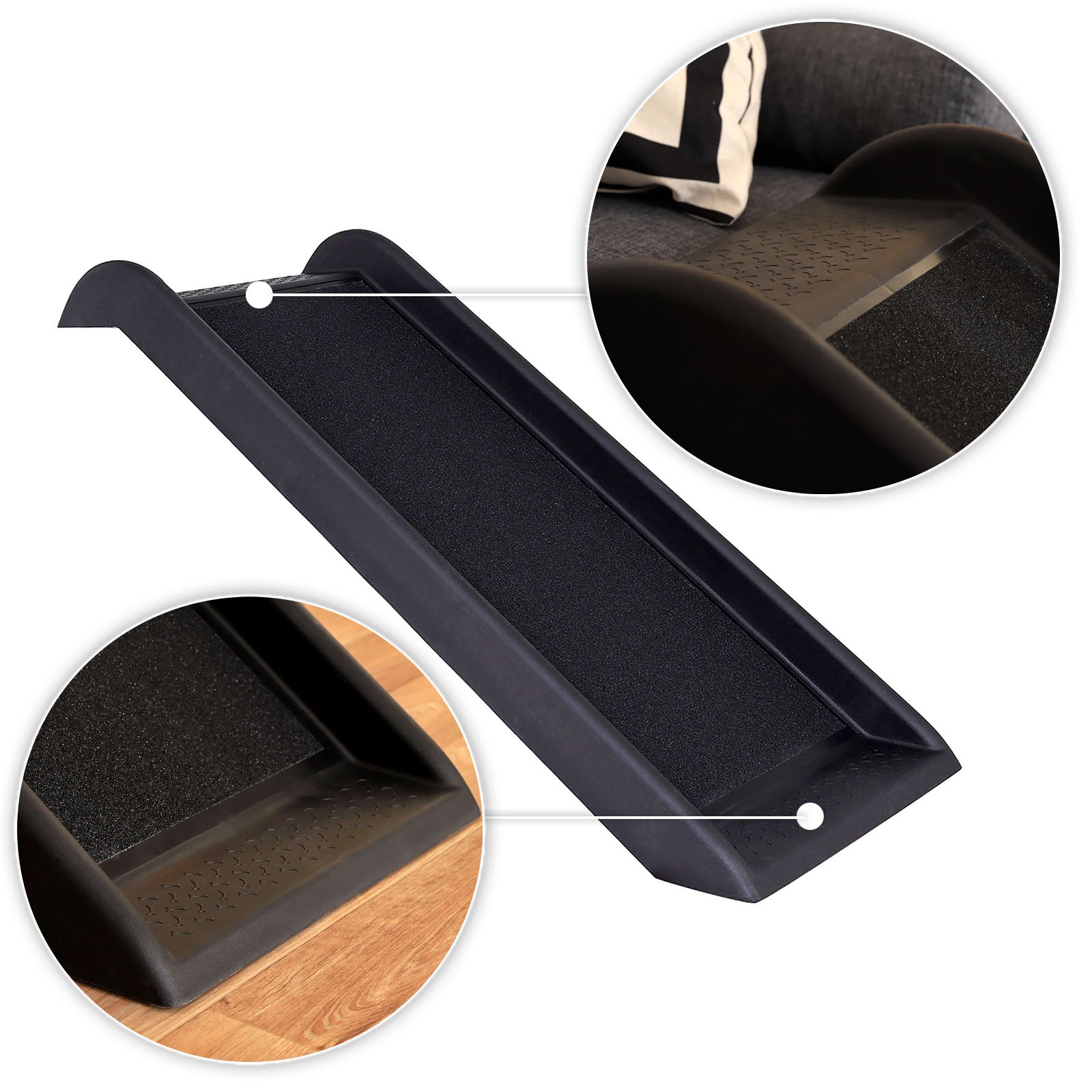 Lionto Rampa per Cani 100x38 cm Plastica Antiscivolo 90 kg