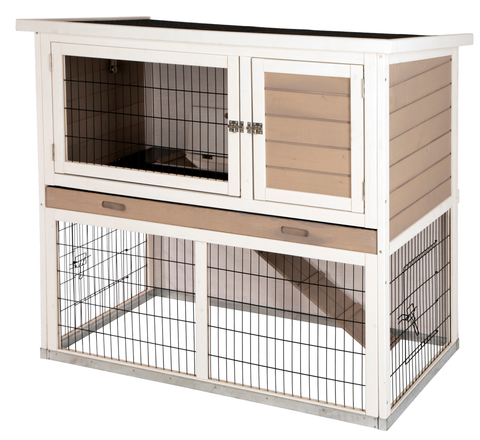 Kerbl Lucky Casetta Conigli Legno con Recinto e Tetto Bitume