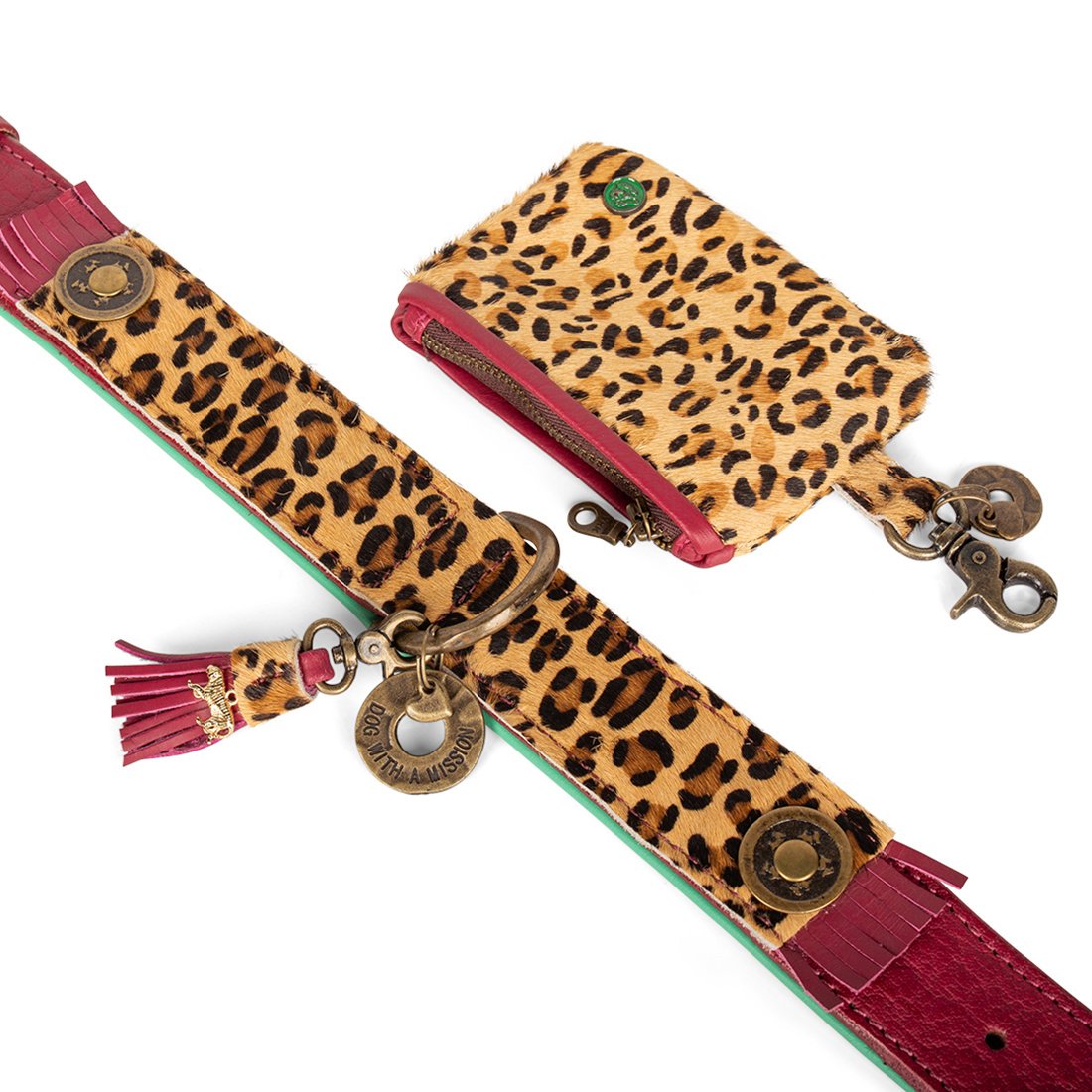 Dog with a Mission Lou Lou collare cane S 30-33 cm bordeaux