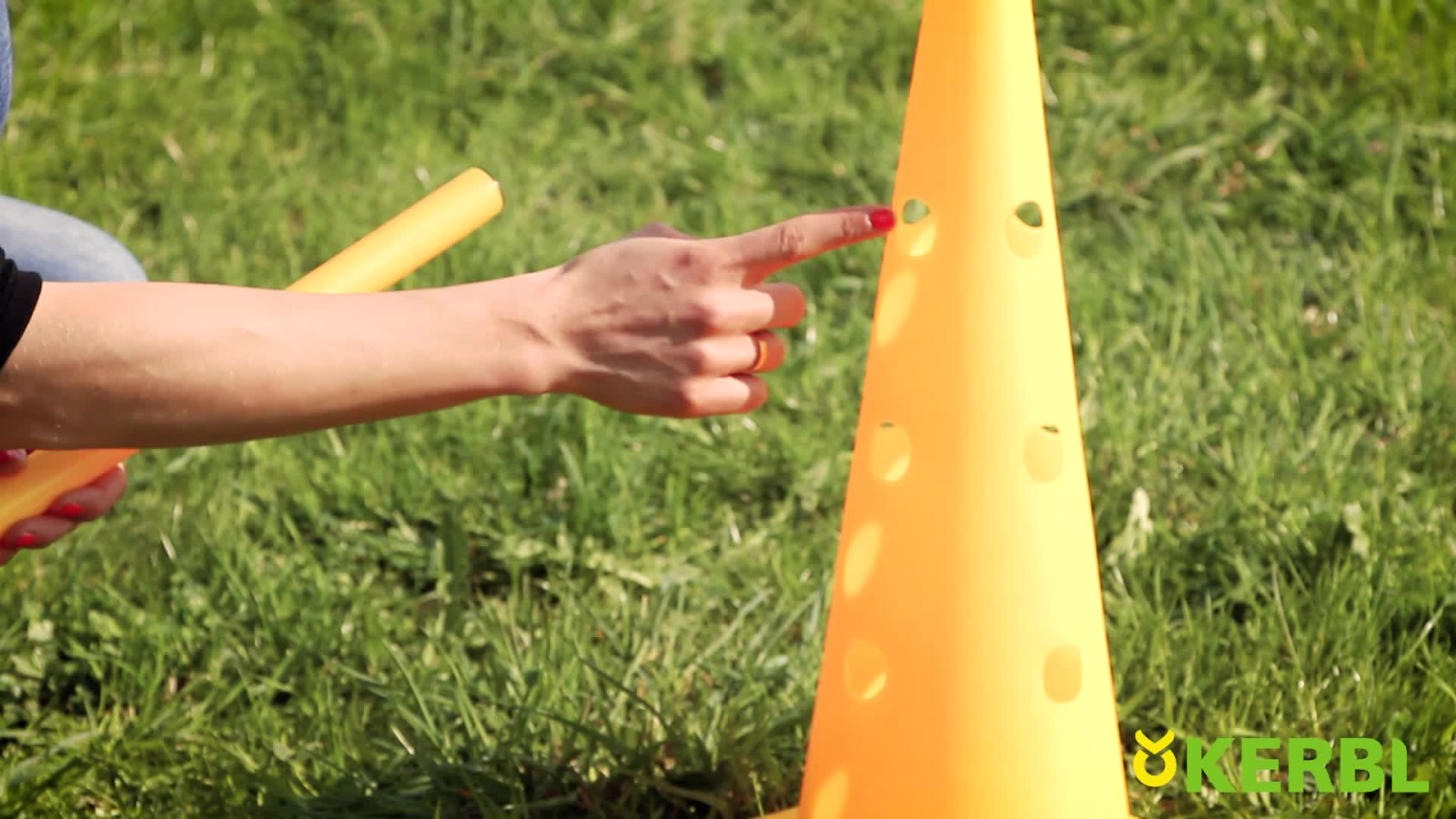 Kerbl Dog Training Agility set ostacoli 6 paletti slalom