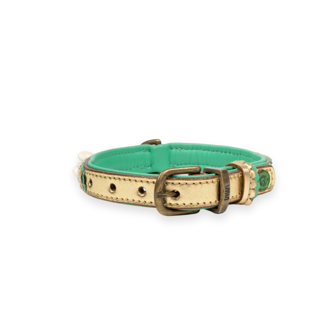 Dog with a Mission Love Story collare oro XS 25-29 cm
