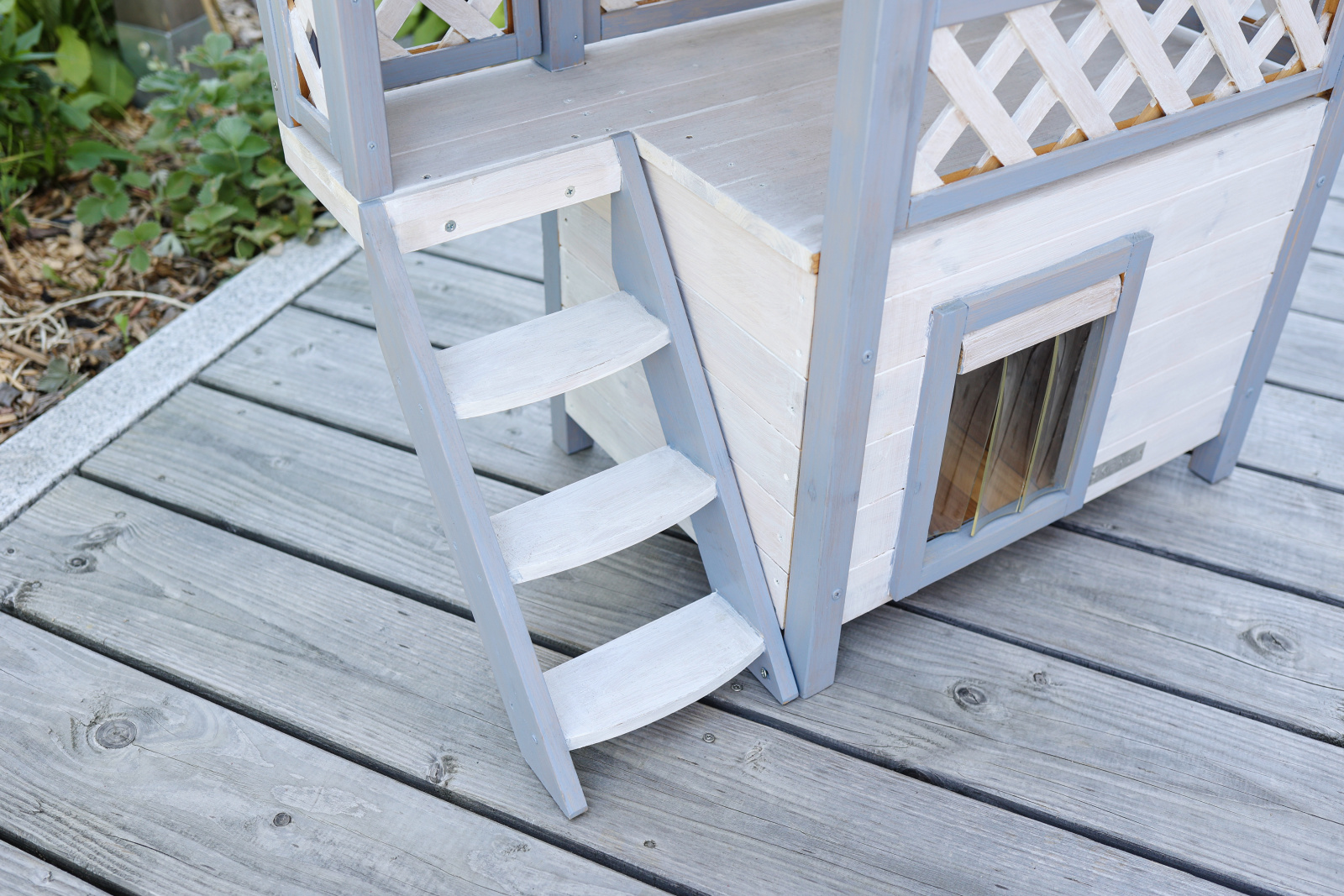 Kerbl Pet Lodge Ontario casetta gatto esterno legno 2 piani