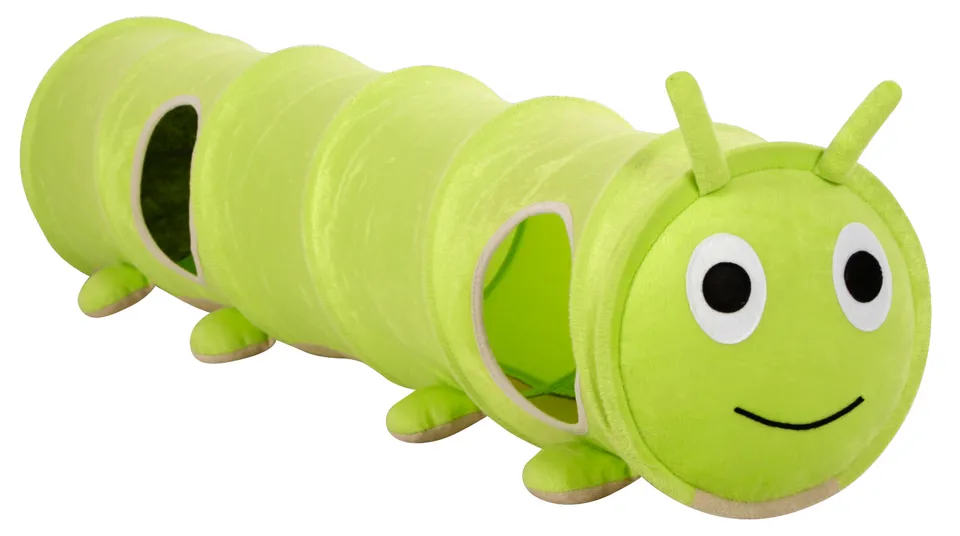 Kerbl Pet Raupe tunnel gatto bruco peluche 170 cm pieghevole