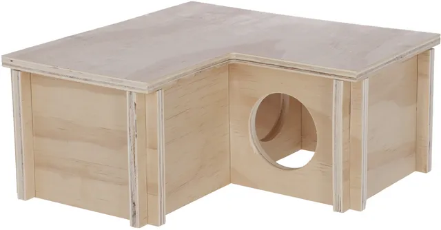 Kerbl Pet Hamster House Casetta Legno 3 Camere per Roditori