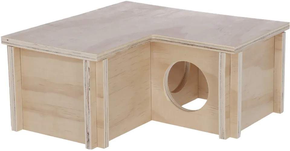 Kerbl Pet Hamster House Casetta Legno 3 Camere per Roditori