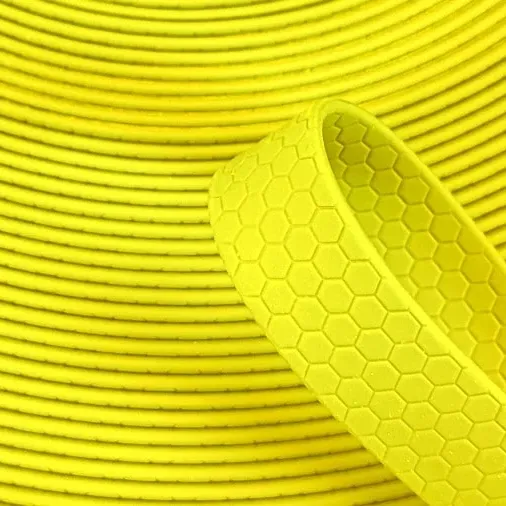 Toscani Exa esagonale 16mm fettuccia giallo fluo 1m